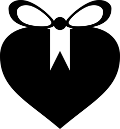 Heart Shaped Box Vinyl Cutting Svg File, Free Vectors File